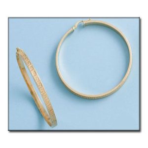 Aros oro 18kl greca – 55mm