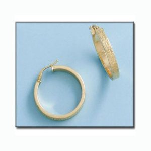 Aros oro 18kl – 25 mm