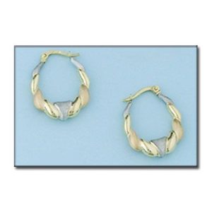 Aros oro 18kl tricolor