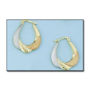 Aros oro 18kl tricolor
