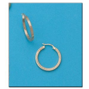 Aros oro 18kl tallados – 20mm