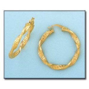 Aros oro 18kl greca – 30mm