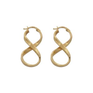 Aros oro 18kl greca – 14x23mm