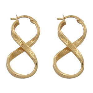 Aros oro 18kl greca – 20x40mm