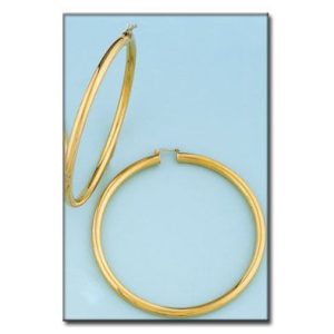Aros oro 18kl tubo – 60mm