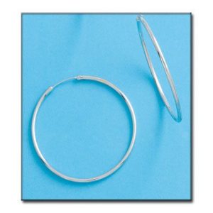 Aros oro blanco 18kl – 45mm