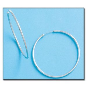 Aros oro blanco 18kl – 50mm