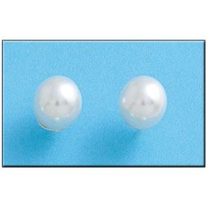 Pendiente plata 925mm perla shell 9mm