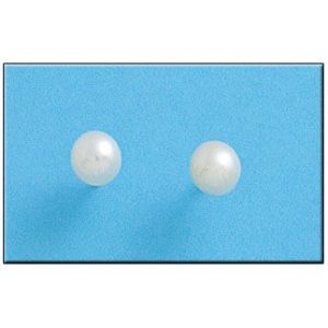 Pendiente plata 925mm perla shell – 6mm