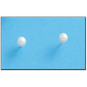 Pendiente plata 925mm perla shell – 4mm