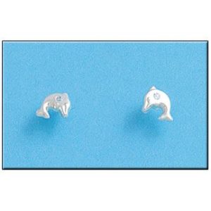 Pendiente plata 925mm delfin pequeño
