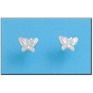 Pendiente plata 925mm mariposa