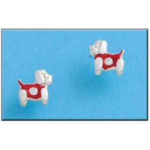 Pendiente plata 925mm perro grande