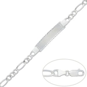Pulsera 3×1 plata 925mm – 6mm