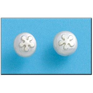 Pendiente plata 925mm perla 9mm