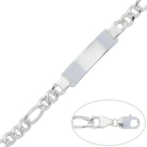 Pulsera 3×1 plata 925mm – 8.50mm
