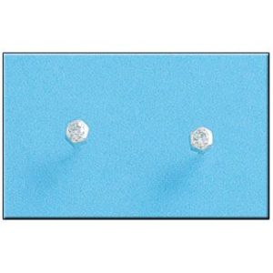 Pendiente plata 925mm hexagonal pequeño