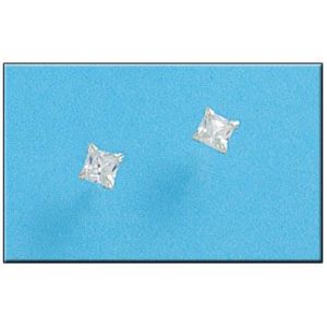 Pendiente plata 925mm cuadrado – 4x4mm