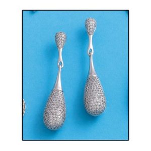 Pendientes plata 925mm circonitas