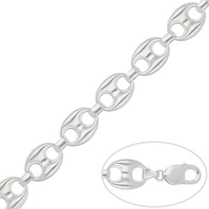 Pulsera calabrote plata 925mm – 15mm