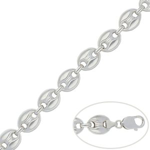 Pulsera calabrote plata 925mm – 13mm