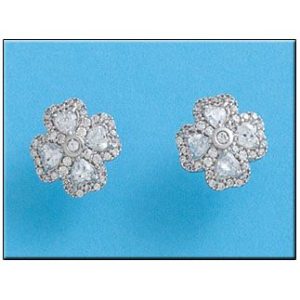 Pendientes plata 925mm cuadrados