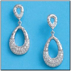 Pendiente plata 925mm circonitas