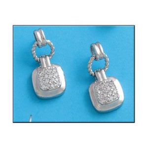 Pendientes plata 925mm circonitas