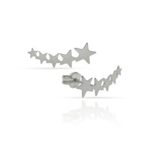 Pendientes plata 925mm trepadores estrellas