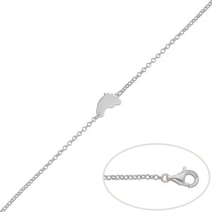 Pulsera plata 925mm pie