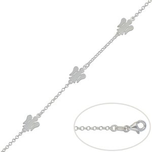 Pulsera plata 925mm angeles