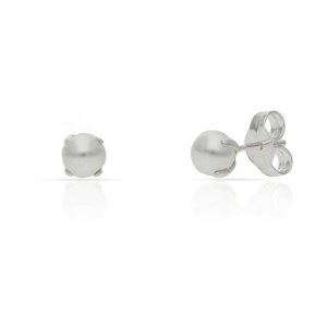 Pendientes plata 925mm perlas – 4mm