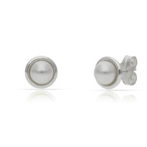 Pendientes plata 925mm perlas – 7mm