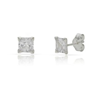 Pendiente plata 925mm cuadrado – 5x5mm