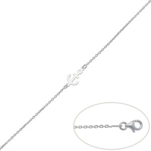 Pulsera plata 925mm ancla