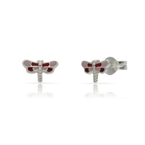 Pendiente plata 925mm libelula esmaltada – 5 x 7.50mm