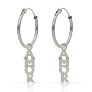 Aros plata 925mm amor – 12mm
