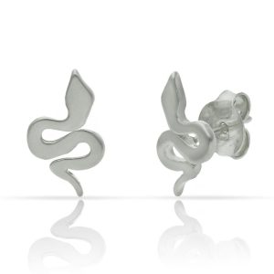 Pendientes plata 925mm serpiente – 8x13mm