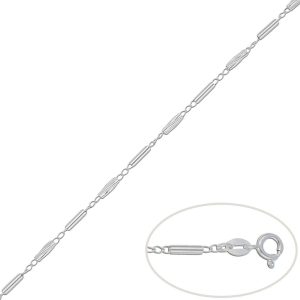 Pulsera plata 925mm barras