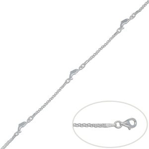 Pulsera plata 925mm delfines