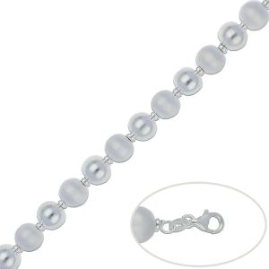 Pulsera plata 925mm bolas – 10mm