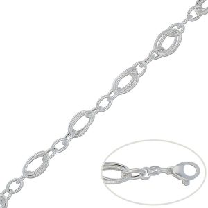 Pulsera plata 925mm eslabones