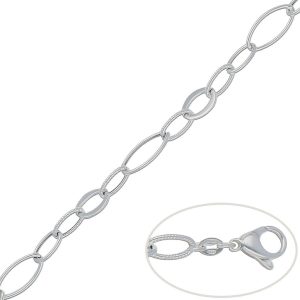 Pulsera plata 925mm eslabones