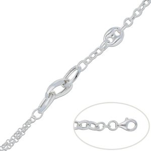 Pulsera plata 925mm calabrote