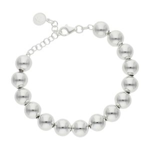 Pulsera plata 925mm bolas – 10mm