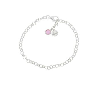 Pulsera mi historia plata 925mm – rosa