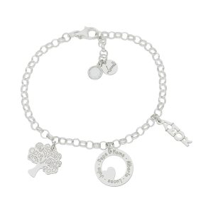 Pulsera mi historia plata 925mm familia