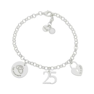Pulsera mi historia plata 925mm aniversario