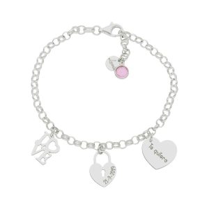 Pulsera mi historia plata 925mm love