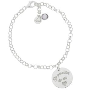 Pulsera mi historia pedacitos plata 925mm